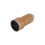 شارژر فندکی فست دو پورت SKY DOLPHIN مدل SZ25 15W - طلایی - RYL - تصویر 3