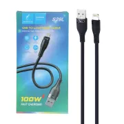 کابل شارژ فست آیفون Sky Dolphin مدل S29L - مشکی - TCO - تصویر 1