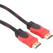 کابل 10 متری کنفی SunWest HDMI - مشکی قرمز - TCO - تصویر 2