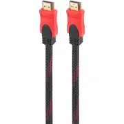 کابل 15 متری کنفی SunWest HDMI - مشکی قرمز - TCO - تصویر 1