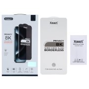محافظ صفحه نمایش شیشه ای اورجینال بدون حاشیه XMART Privacy Super Curve 8K مدل Samsung Galaxy S26 Ultra (پک دار) - تصویر 1