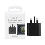 شارژر دیواری سه پین فست و PD تک پورت Samsung مدل T1510 15W - مشکی (گارانتی 6 ماهه شرکتی) - تصویر 1
