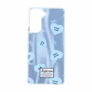 قاب مات ستاره ای دور ژله ای شفاف طرح دار Samsung Galaxy S21 FE - کد 88 - تصویر 1