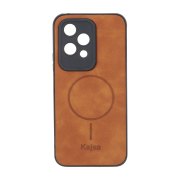 قاب جیر Kajsa طرح مگ سیف MNC مدل Honor 200 Lite - قهوه ای روشن - تصویر 1