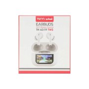 ایرفون بی سیم TSCO با قابلیت ANC و نمایشگر LED لمسی مدل TH 6319 - سفید - تصویر 2