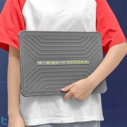 کاور مک بوک 13.3 اینچی Wiwu مدل Defender Sleeve Pro - خاکستری MN - تصویر 6