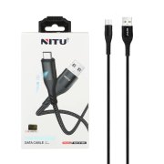 کابل شارژ 1.2 متری فست اندروید NITU مدل NC131BK - مشکی (گارانتی 12 ماه تعویض نیکان همراه) - تصویر 1
