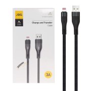 کابل شارژ 3 متری فست آیفون JBQ مدل CA-3010i - مشکی (گارانتی یکساله رصاصی) - تصویر 1