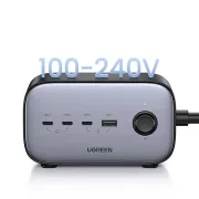 چندراهی برق و شارژر رومیزی UGREEN 100W مدل DigiNest Pro CD270-60167 - مشکی (گارانتی 18 ماهه آسان پیشرو) - تصویر 8