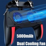 دسته بازی PubG فن دار موبایل مدل H10 - مشکی - ASP (گارانتی شش ماهه آروین) - تصویر 8
