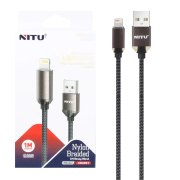 کابل شارژ فست آیفون Nitu مدل NC361 - مشکی (گارانتی 12 ماه تعویض نیکان همراه) - تصویر 1