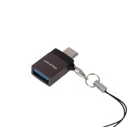 تبدیل VIPLATINA Type-C OTG USB3.0 مدل VX15 - مشکی (گارانتی 12 ماه تعویض نیکان همراه) - تصویر 2