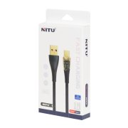 کابل شارژ فست آیفون NITU مدل NC321 - مشکی (گارانتی 18 ماه تعویض نیکان همراه) - تصویر 3