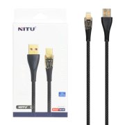 کابل شارژ فست آیفون NITU مدل NC321 - مشکی (گارانتی 18 ماه تعویض نیکان همراه) - تصویر 1