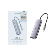 هاب 5 پورت UGREEN Type-C مدل CM252-60718 - خاکستری (گارانتی 18 ماهه آسان پیشرو) - تصویر 1