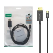 کابل تبدیل یک و نیم UGREEN Type-C To DP مدل MM139-50994 - مشکی (گارانتی 18 ماهه آسان پیشرو) - تصویر 1