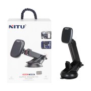 هولدر گوشی موبایل مگنتی پایه دار Nitu مدل NH28 - خاکستری - تصویر 1