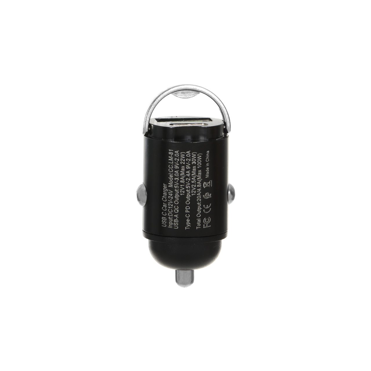 نمای دیگر شارژر فندکی PD و فست دو پورت Liami مدل CC.LM-81 38W - مشکی (گارانتی شش ماهه شرکتی)