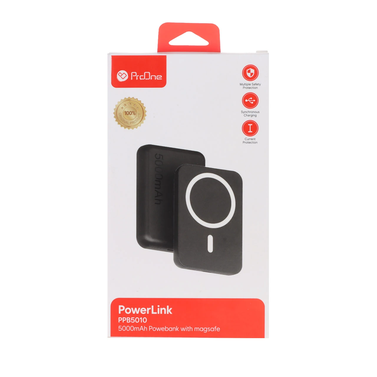 نمای دیگر پاوربانک وایرلس و فست شارژ ProOne 20W 5000mAh مدل PPB5010 PowerLink - سفید (یکساله کاوان)