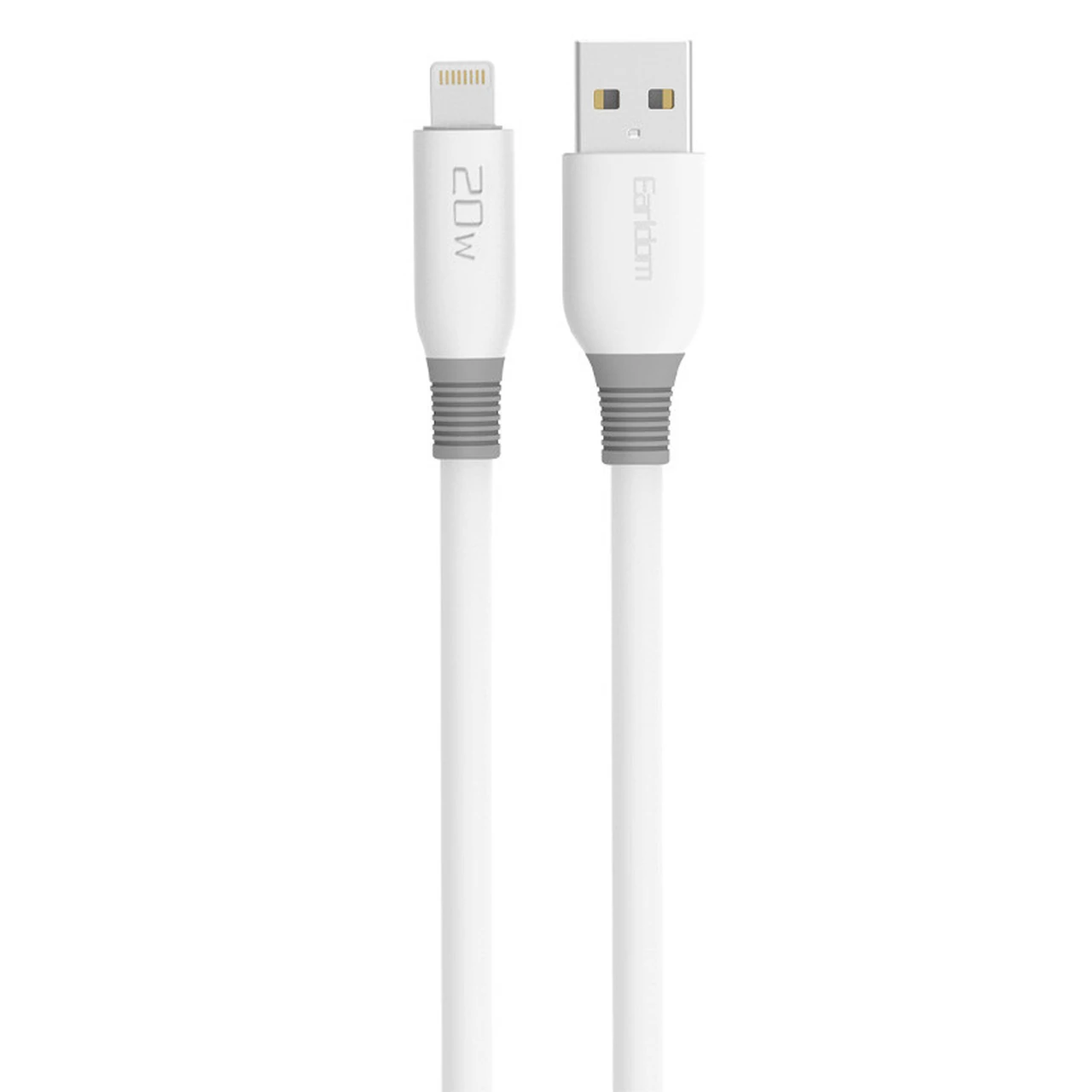 نمای دیگر کابل شارژ 2 متری آیفون Earldom مدل EC-159i 20W - سفید