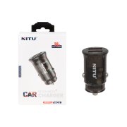 شارژر فندکی فست دو پورت NITU مدل NDC30 36W - مشکی (گارانتی 12 ماه تعویض نیکان همراه) - تصویر 1