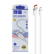 کابل شارژ فست Denmen Type-C مدل D82T - سفید - SMO - تصویر 1