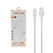 کابل شارژ فست آیفون Power Max مدل PM-002 - سفید - تصویر 1