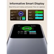 پاوربانک PD و فست شارژ UGREEN 165W 20000mAh مدل Nexode PB726-55987B - خاکستری (گارانتی 18 ماهه آسان پیشرو) - تصویر 2