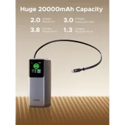 پاوربانک PD و فست شارژ UGREEN 165W 20000mAh مدل Nexode PB726-55987B - خاکستری (گارانتی 18 ماهه آسان پیشرو) - تصویر 5