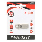 فلش مموری X-ENERGY USB2.0 مدل X-929 ظرفیت 32GB - نقره ای (گارانتی مادام العمر IPM) - تصویر 1