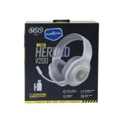 هدفون بی سیم گیمینگ مدل QCY V200 - سفید (گارانتی یکساله تعویض شرکتی) - تصویر 6