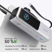 پاوربانک PD و فست شارژ Anker 25000mAh مدل A1695P41 - خاکستری (گارانتی شش ماهه ایویز) - تصویر 5