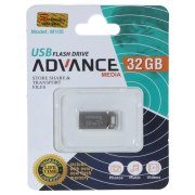 فلش مموری Advance Media مدل M105 USB2.0 ظرفیت 32GB - نقره ای - تصویر 1