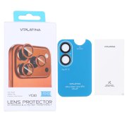 محافظ لنز رینگی اورجینال VIPLATINA شابلون دار Apple iPhone 17 - خاکستری (پک دار) - تصویر 1