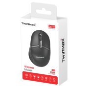ماوس بی سیم TwinMax مدل MU-1 - مشکی - MMX - تصویر 2
