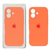 قاب سیلیکونی پاک کنی محافظ لنزدار اورجینال Apple iPhone 17 - نارنجی کد 2 (پک دار) - NTC - تصویر 1