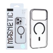 قاب اورجینال Magnetic Magsafe دور ژله ای Apple iPhone 17 Pro - مشکی - کد 1 (پک دار) - تصویر 1