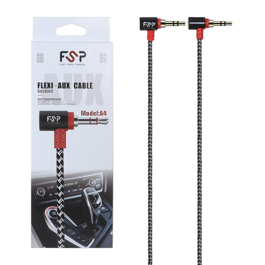 کابل FSP Aux مدل A4 - مشکی - BSA - تصویر 1