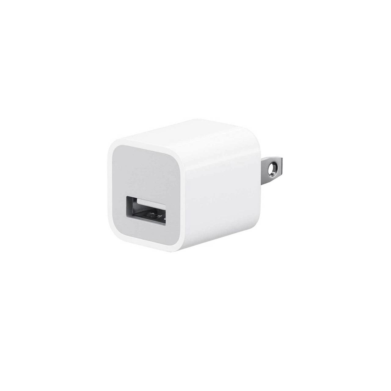 نمای دیگر شارژر دیواری تک پورت Apple مدل A1385 5W - سفید - SMO