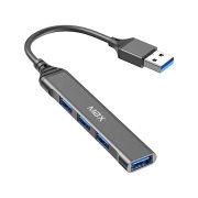هاب 4 پورت Max USB 3.0 مدل V30 - مشکی - MMX - تصویر 1