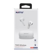 ایرفون بی سیم NITU مدل NITU-09 - سفید NEW (گارانتی 18 ماه تعویض نیکان همراه) - تصویر 5