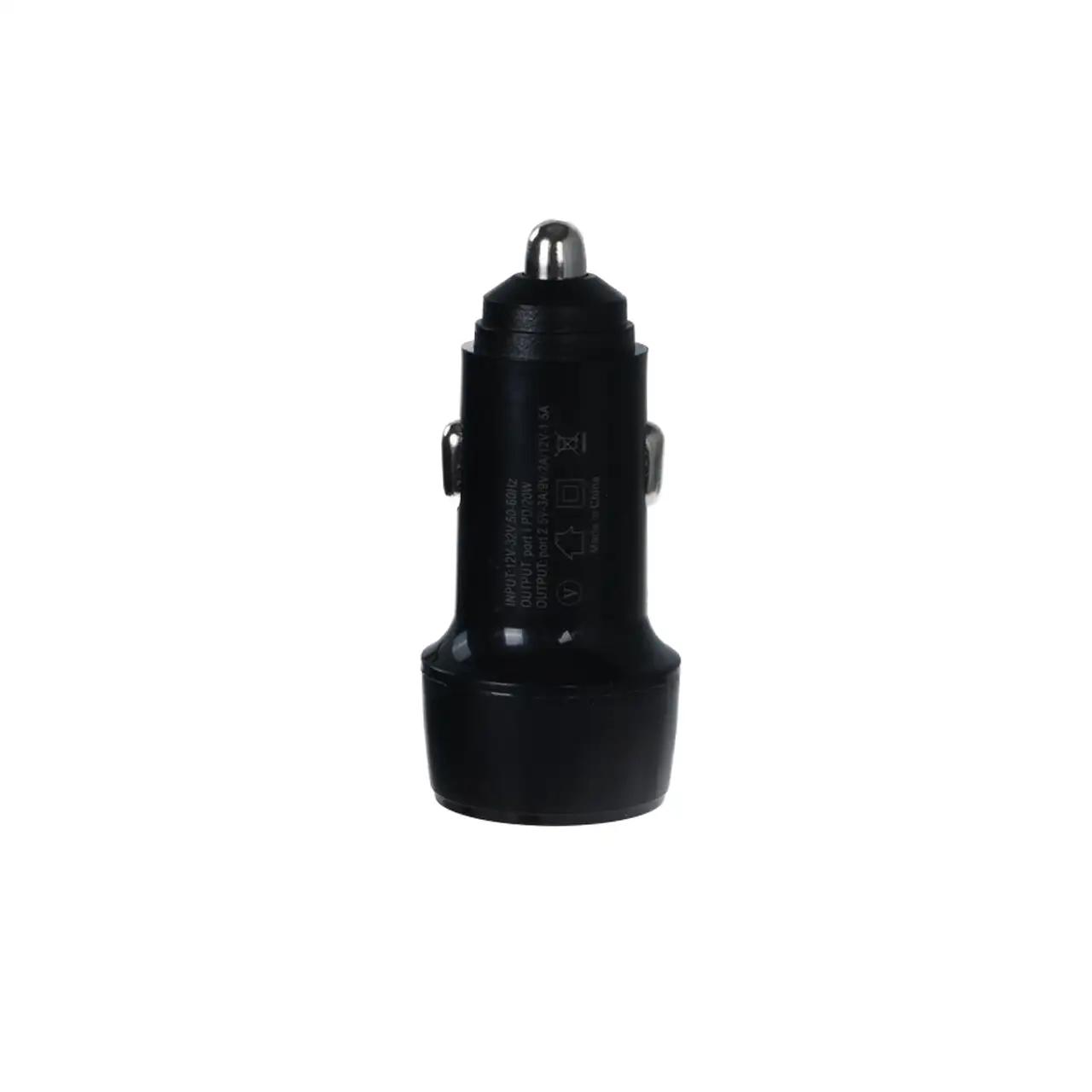 نمای دیگر شارژر فندکی PD و فست دو پورت مدل CC-65 38W - مشکی - YSP