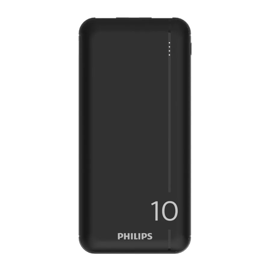 پاوربانک PD و فست شارژ Philips 10000mAh مدل DLP1812PB 20W - مشکی (گارانتی دوساله سی آوا) - تصویر 1