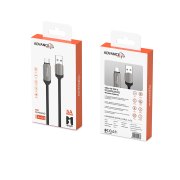 کابل شارژ فست Advance Media Type-C مدل A-C3 - مشکی (گارانتی یکساله ویستا حافظه) - تصویر 2