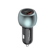 شارژر فندکی PD و فست دو پورت Advance Media مدل A-F5 52.5W - سبز (گارانتی یکساله ویستا حافظه) - تصویر 1