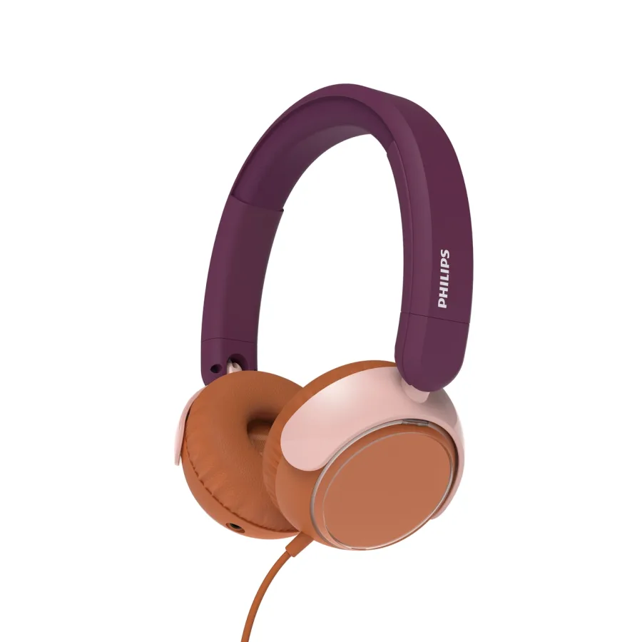 هدفون باسیم کودکان Philips مدل TAK2000MP - بنفش (گارانتی دوساله سی آوا) - تصویر 1