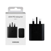 شارژر دیواری سه پین فست و PD تک پورت SAMSUNG Type-C مدل EP-T4510 45W - مشکی - NZR (اصل ویتنام) - تصویر 1