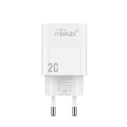 شارژر دیواری PD و فست دو پورت Mietubl مدل MTB-CS03E 20W - سفید (گارانتی شش ماهه AZR) - تصویر 3