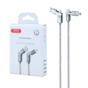 کابل شارژ PD و فست چندکاره XO مدل XO-NB276 60W - طوسی - تصویر 1