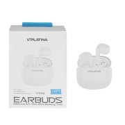 ایرفون بی سیم VIPLATINA مدل VT43 - سفید (گارانتی 18 ماه تعویض نیکان همراه) - تصویر 1